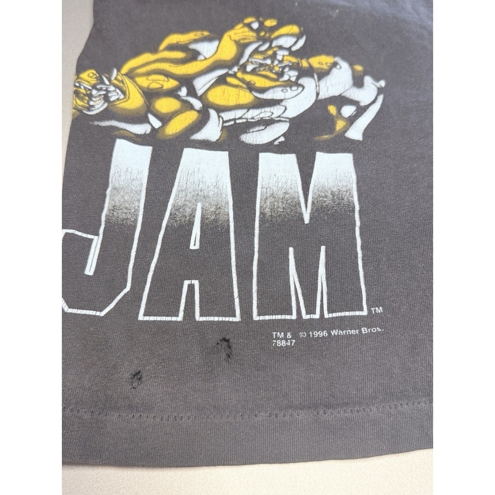 Vintage 1996 Space Jam Looney Tunes Double Sided T-Shirt Size XL - Picture 6 of 10